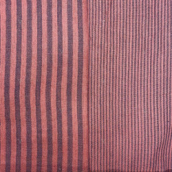 Yarn-Dyed Double Gauze STRIPES Charcoal / Toffee